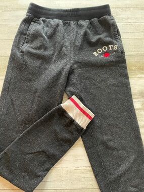 Roots Salt and Pepper Cabin Collection Sweatpants